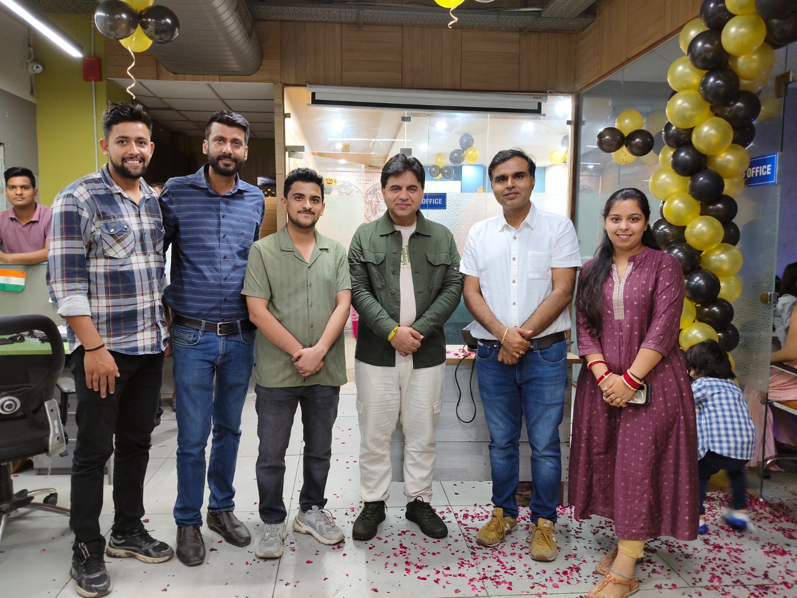 Office Inauguration Celebration with the Team 🎈